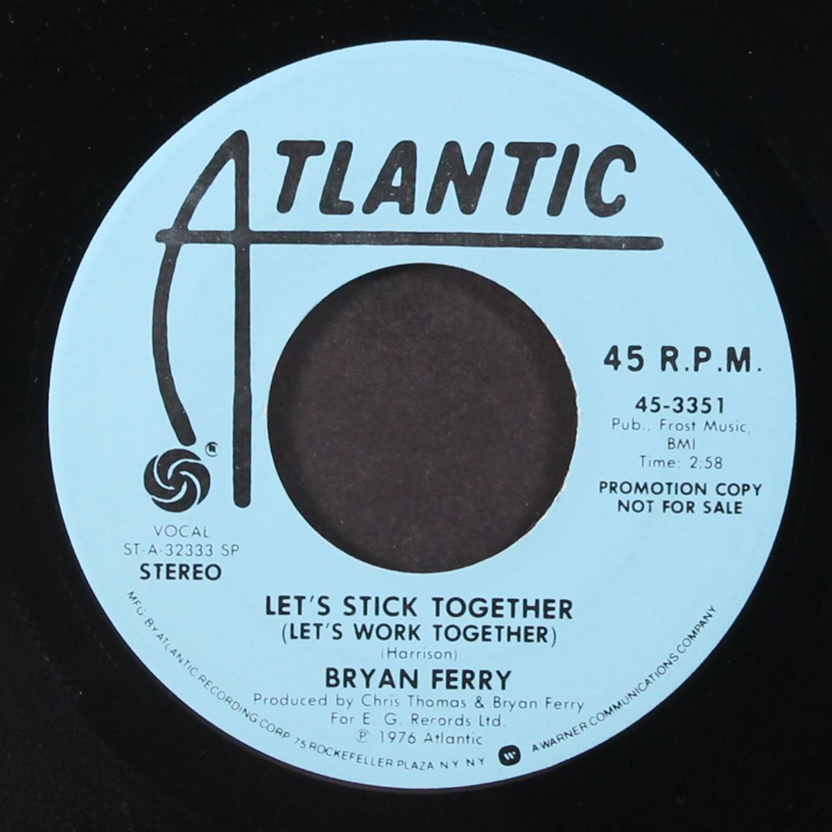 let's stick together / mono by BRYAN FERRY