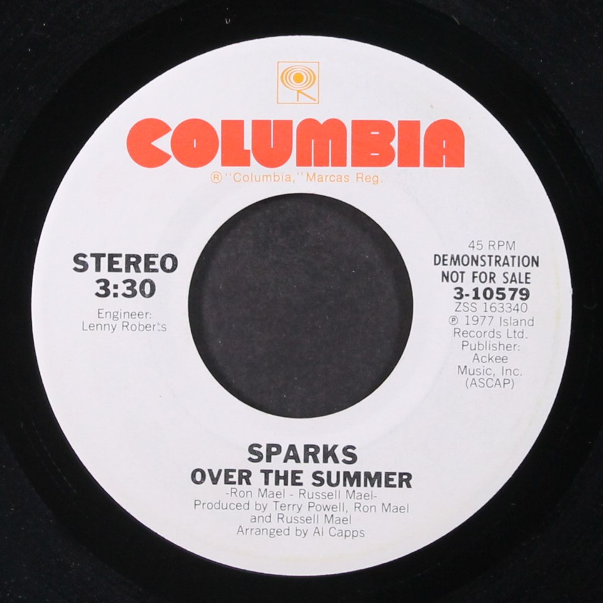 over the summer / same by SPARKS