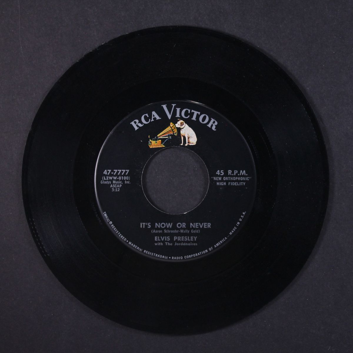 it's now or never / mess of blues by ELVIS PRESLEY