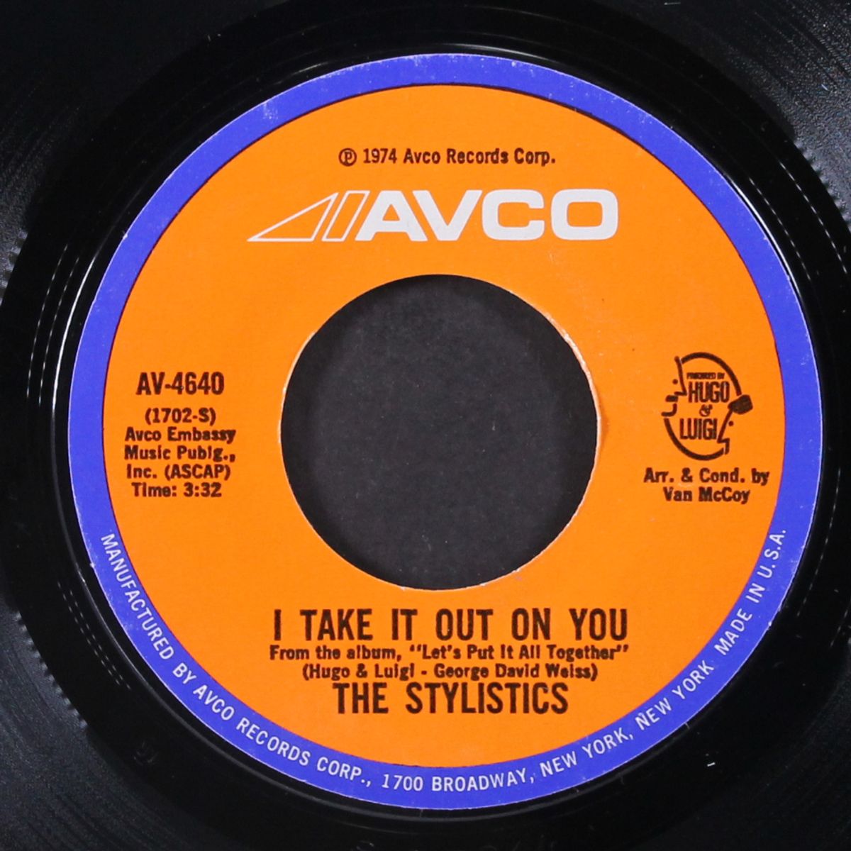 let's put it all together / i take it out on you by STYLISTICS