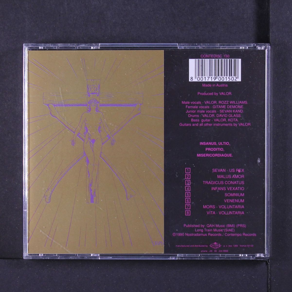 insanus, ultio, proditio, misericordiaque by CHRISTIAN DEATH