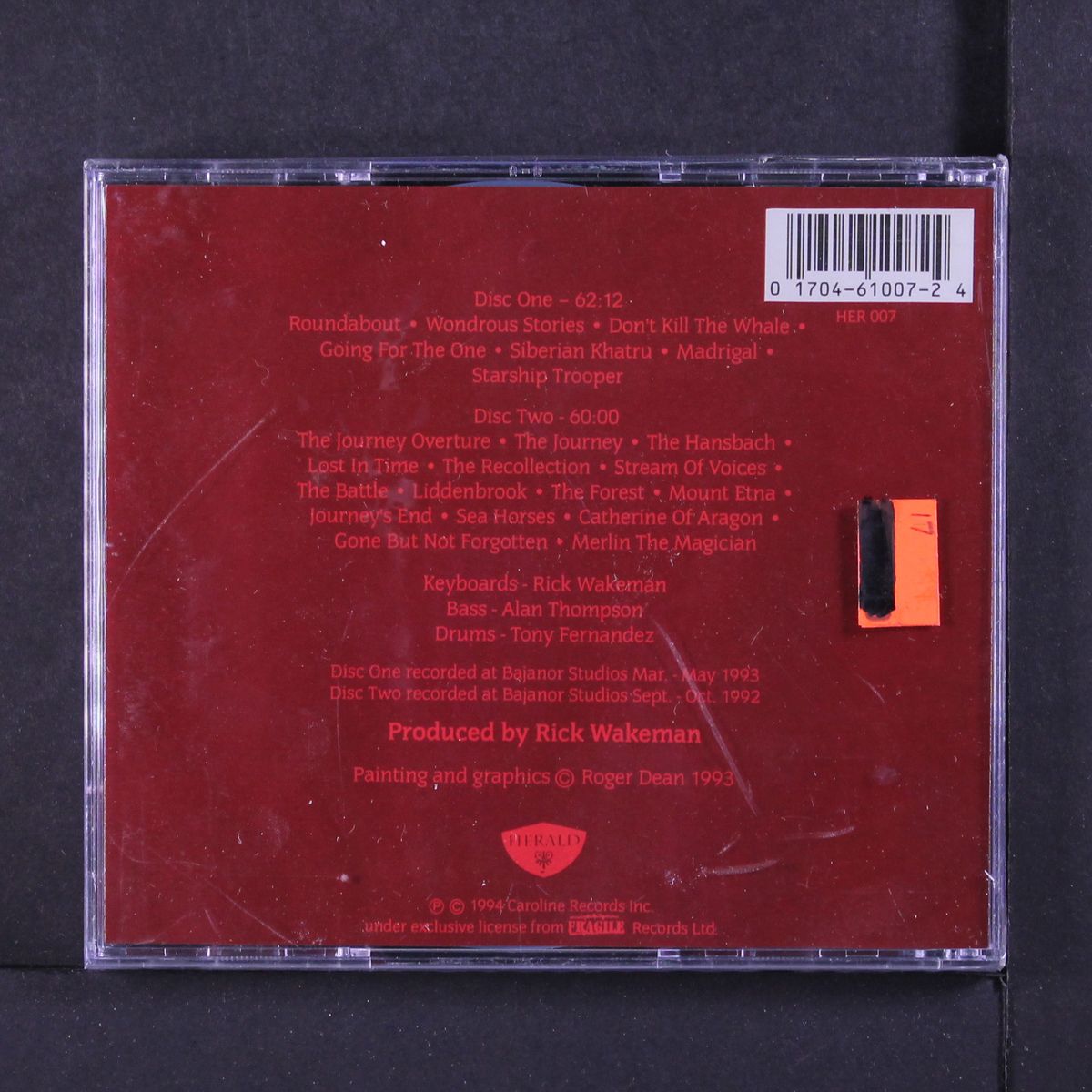 greatest hits by RICK WAKEMAN