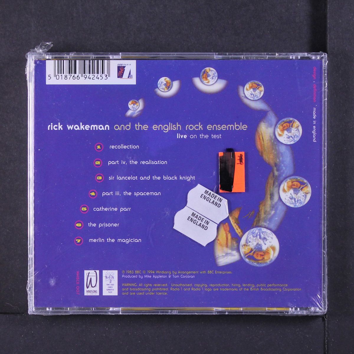 live on the test by RICK WAKEMAN