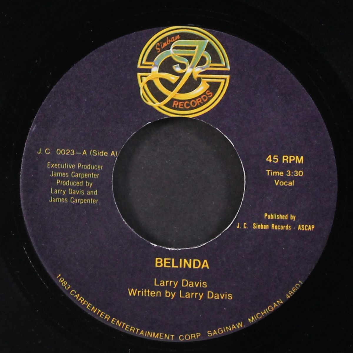 belinda / instrumental by LARRY DAVIS