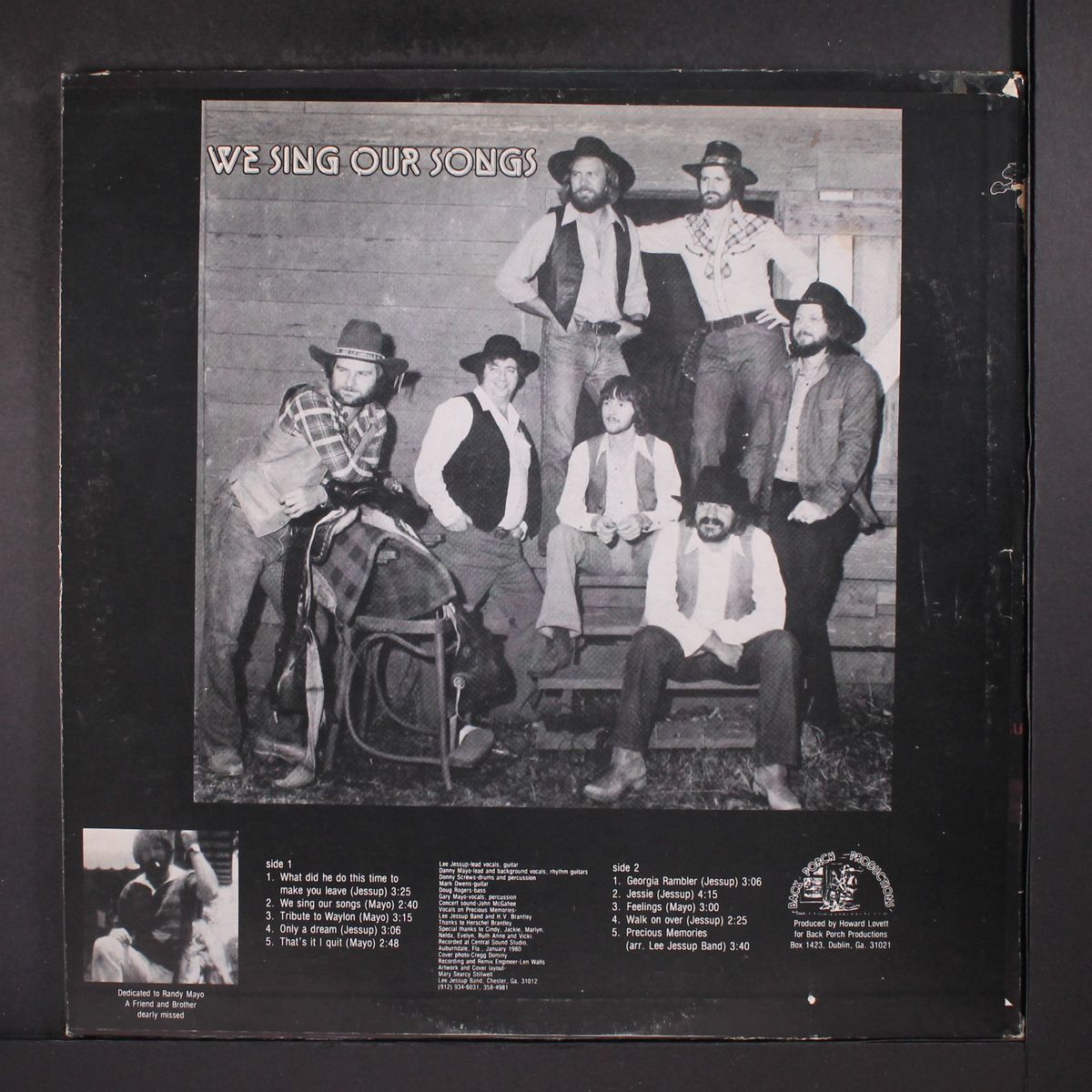 we sing our songs by LEE JESSUP BAND