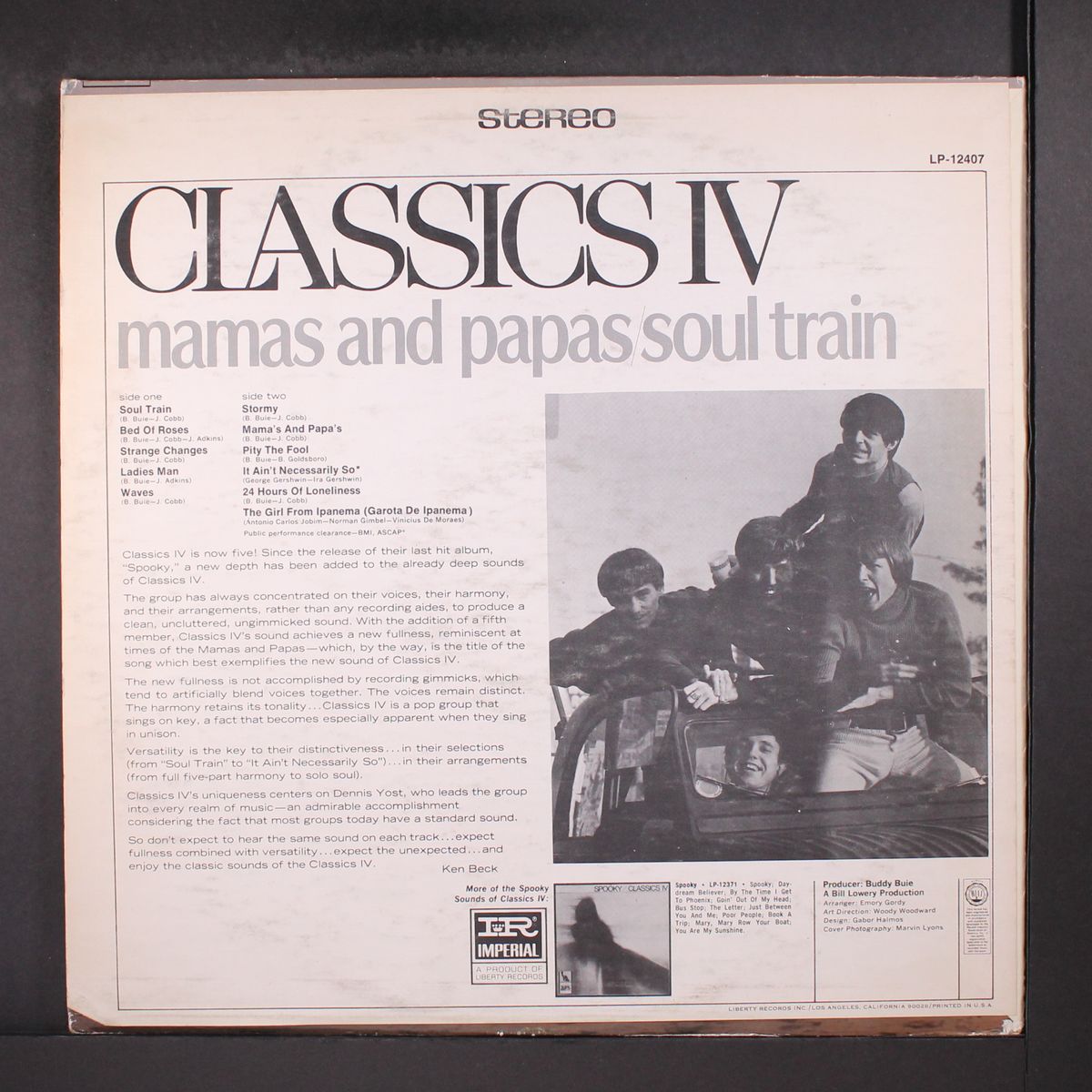 mamas and papas/soul train by CLASSICS IV