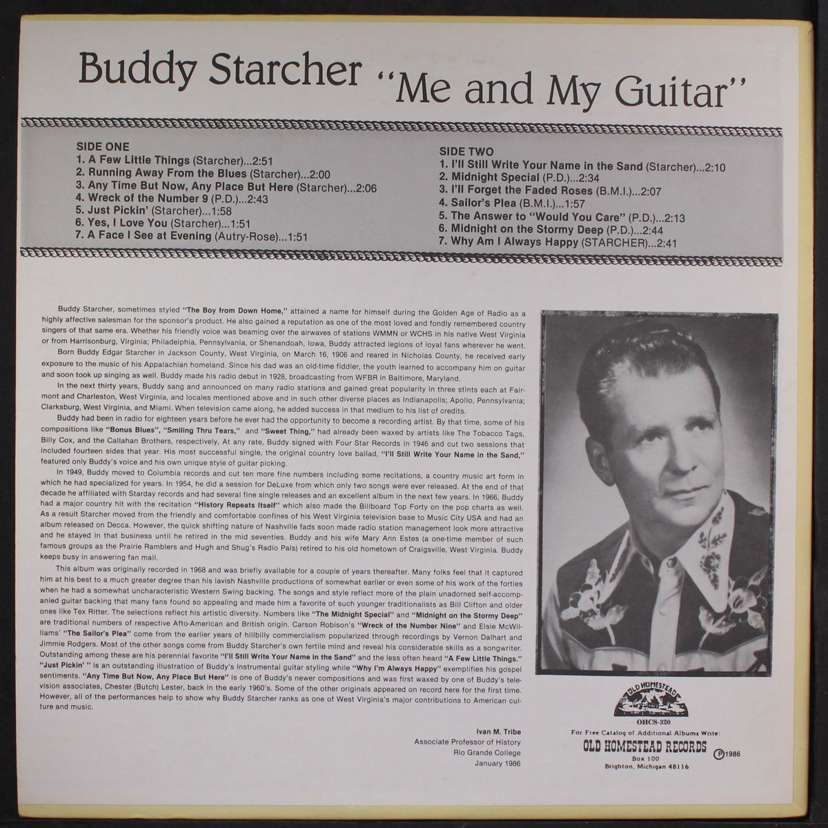 me and my guitar by BUDDY STARCHER