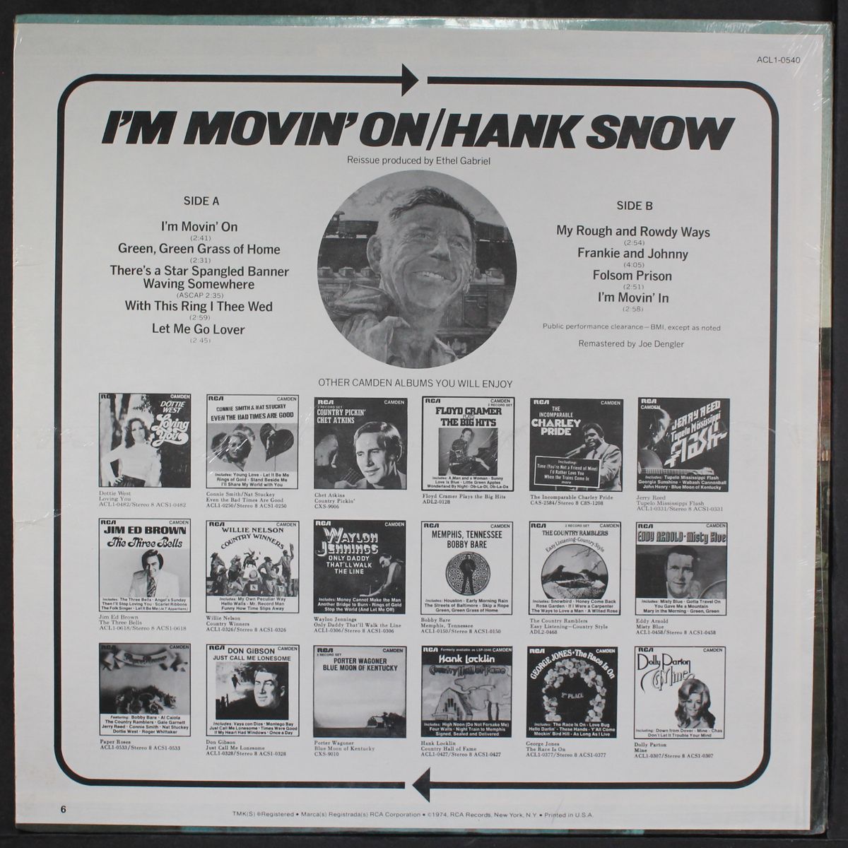 i'm movin' on by HANK SNOW