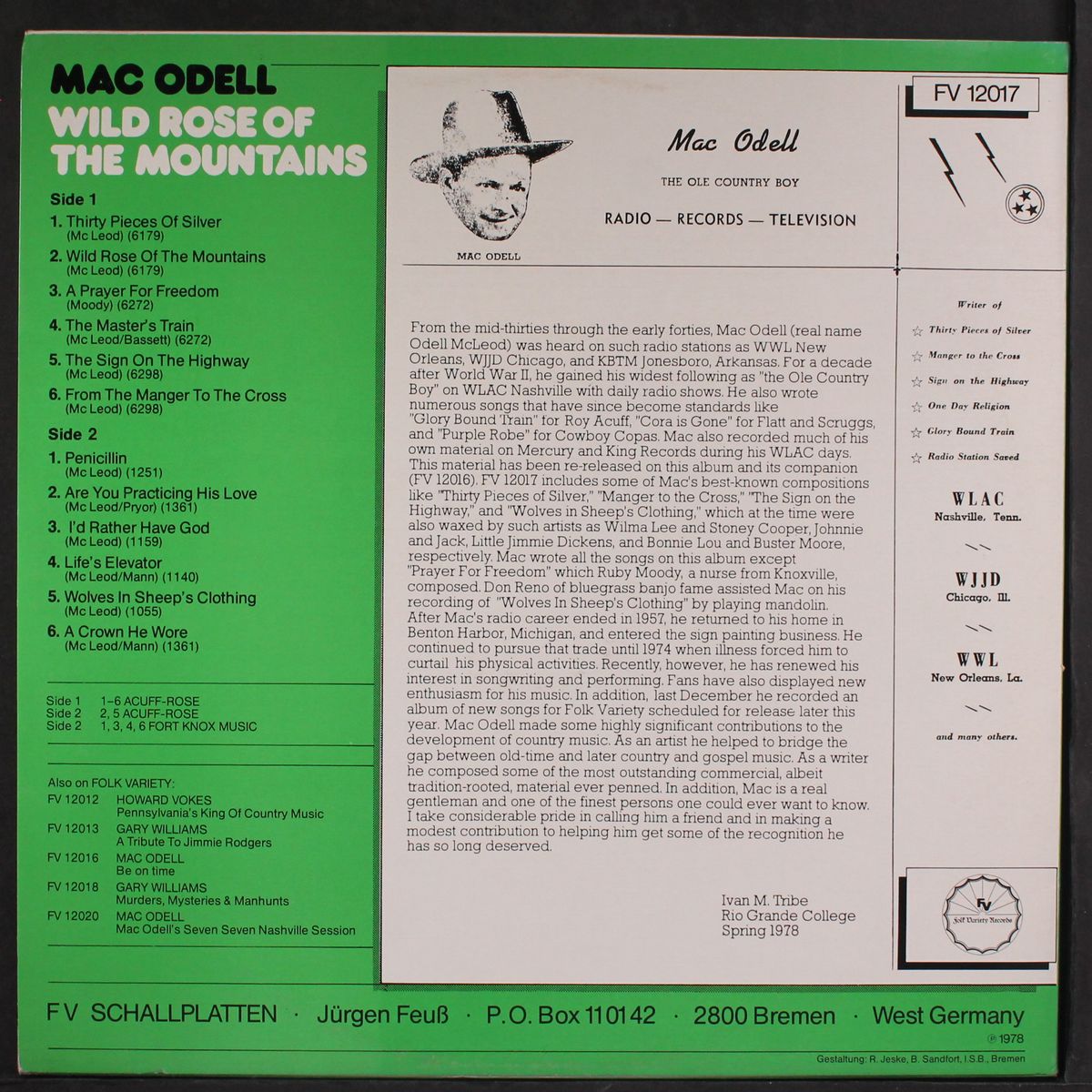 wild rose of the mountains by MAC O'DELL