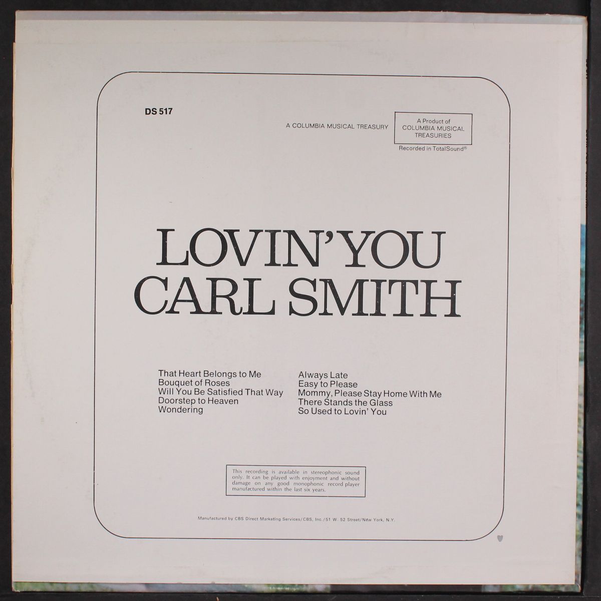 lovin you by CARL SMITH