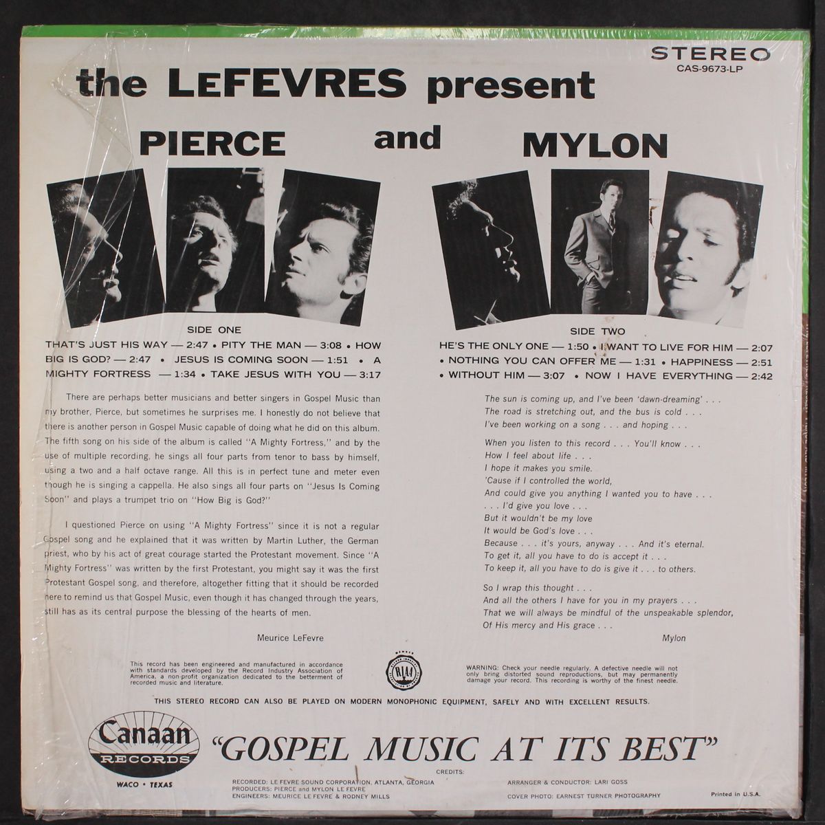 present pierce and mylon by LEFEVRES