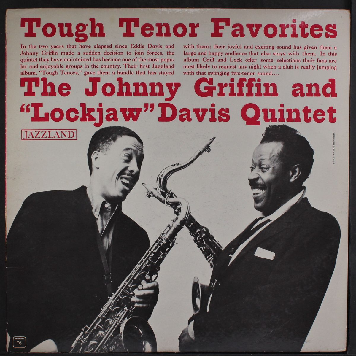 tough tenor favorites by JOHNNY GRIFFIN & EDDIE 'LOCKJAW' DAVIS