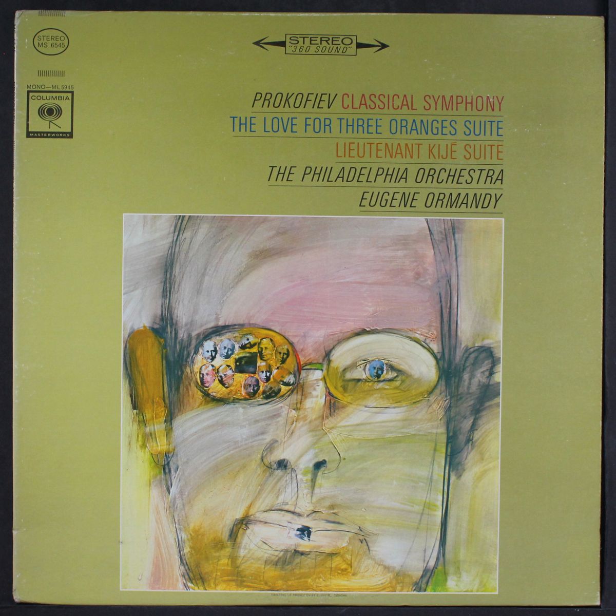prokofiev: classical symphony / love for 3 oranges suite / lt. kije su by EUGENE ORMANDY