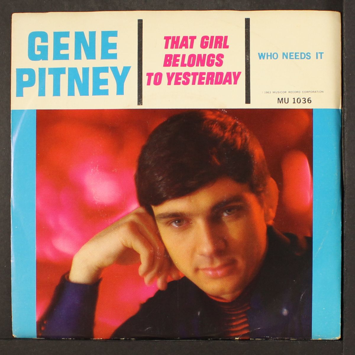 that girls belongs to yesterday by GENE PITNEY