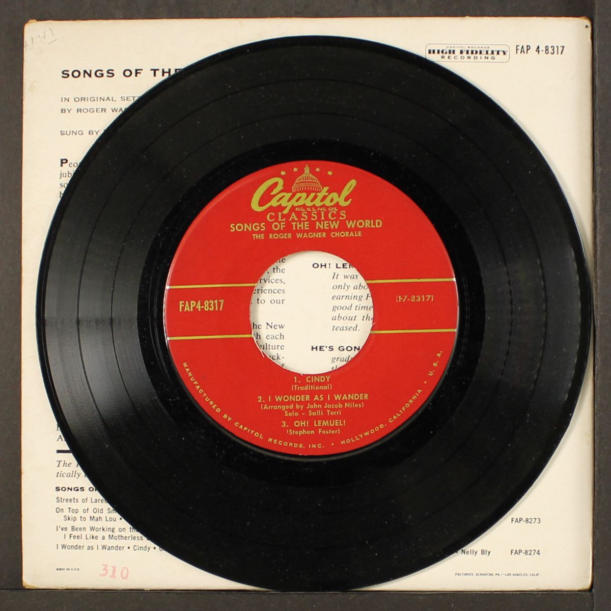 songs of the new world pt. 4 by ROGER WAGNER CHORALE