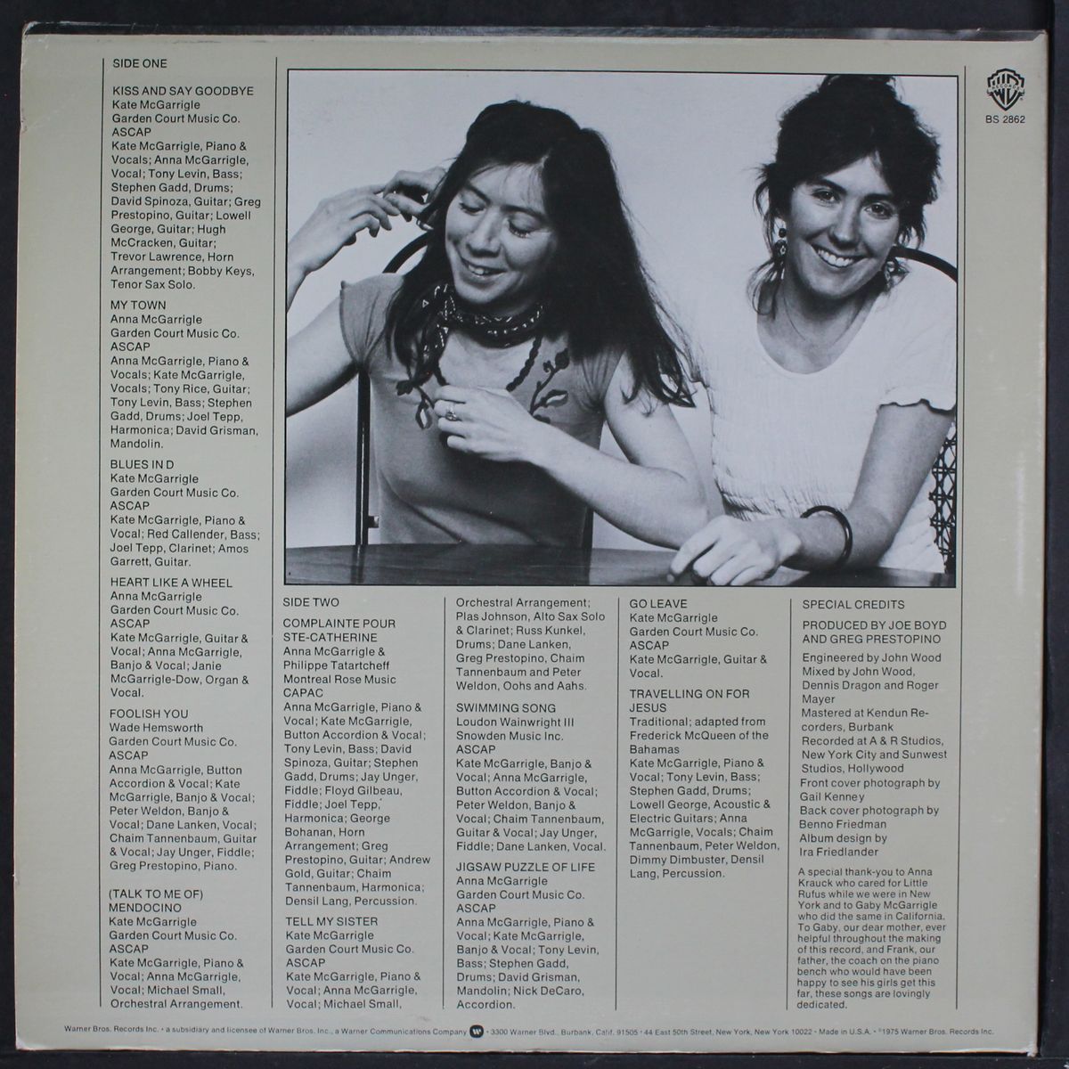 kate & anna mcgarrigle by KATE & ANNA MCGARRIGLE