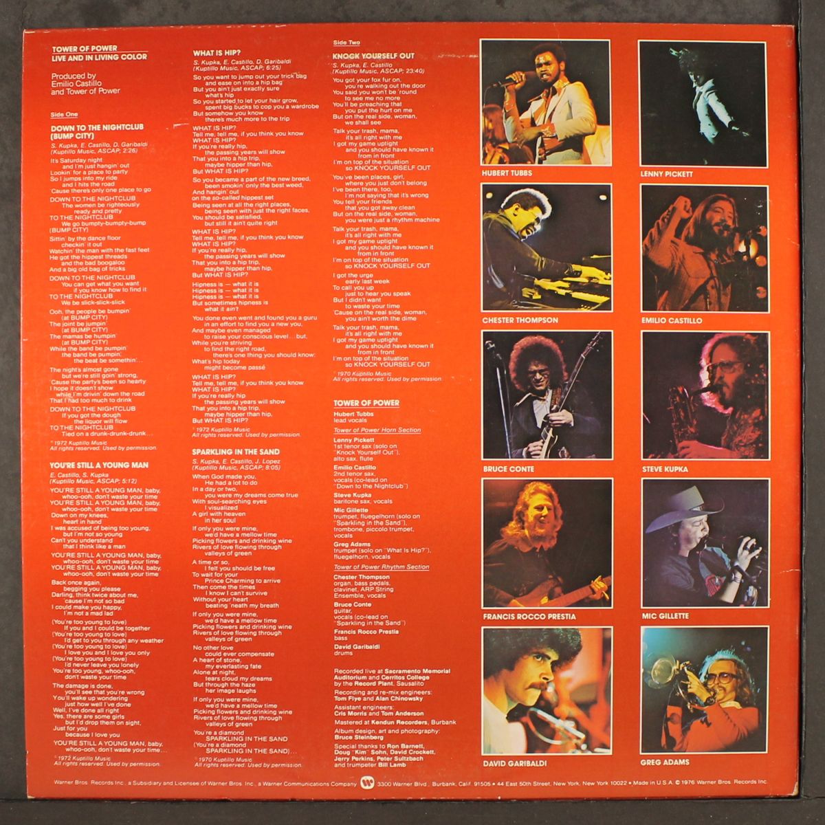 live and in living color by TOWER OF POWER