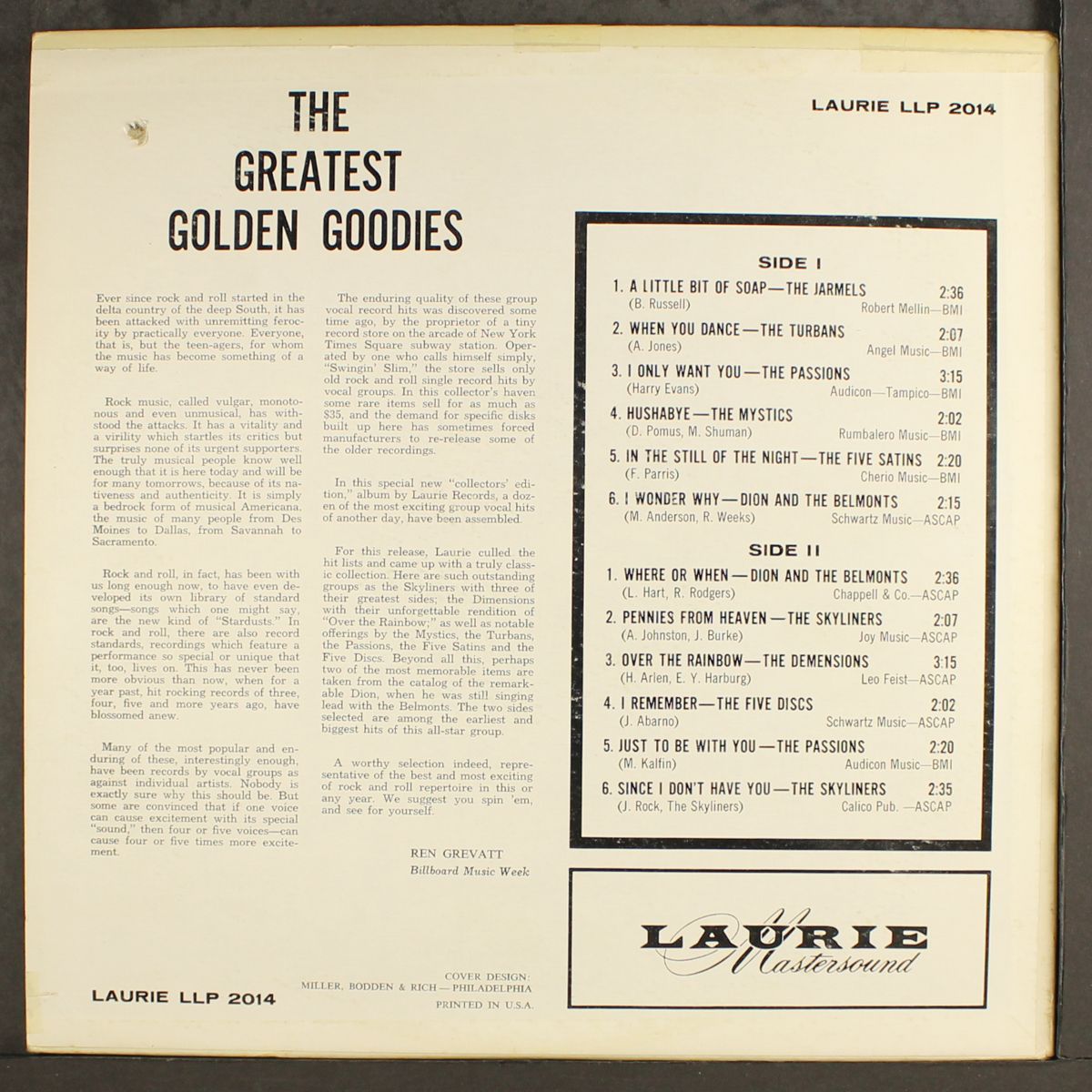 the greatest golden goodies by VARIOUS