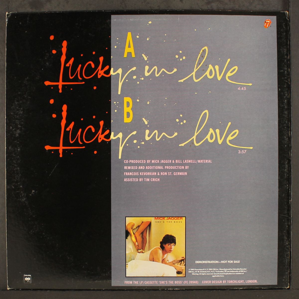 lucky in love by MICK JAGGER