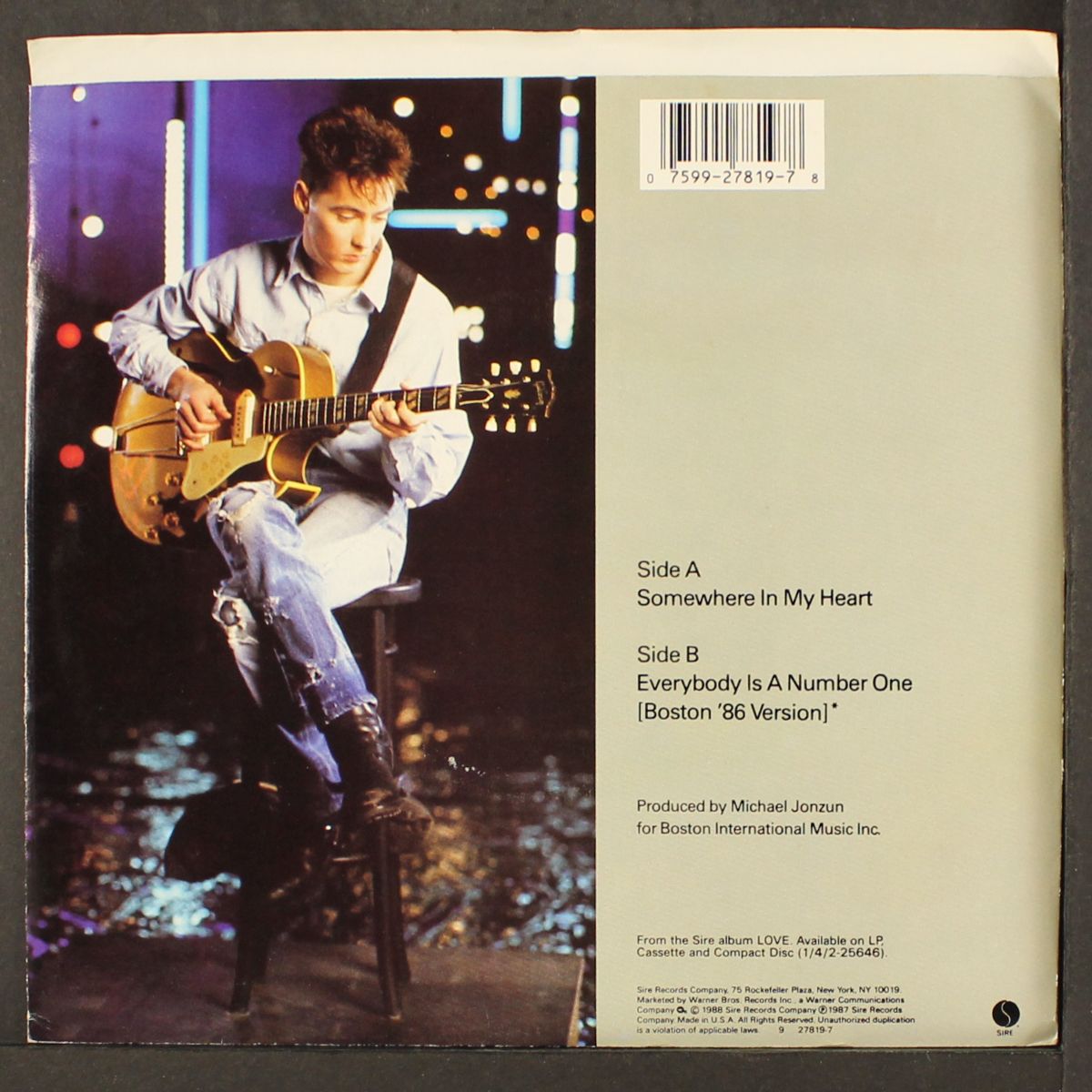 somewhere in my heart / same by AZTEC CAMERA