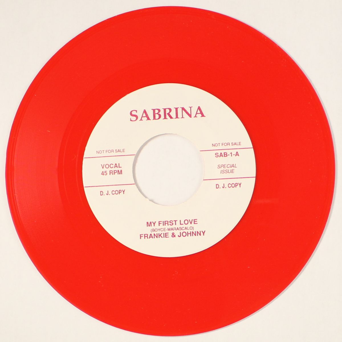 my first love / ain't rockin no more by FRANKIE & JOHNNY / ROY BROWN