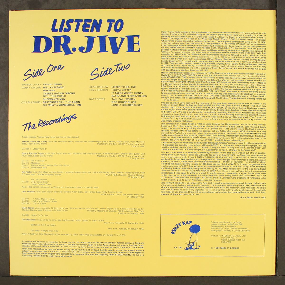 listen to dr. jive by VARIOUS