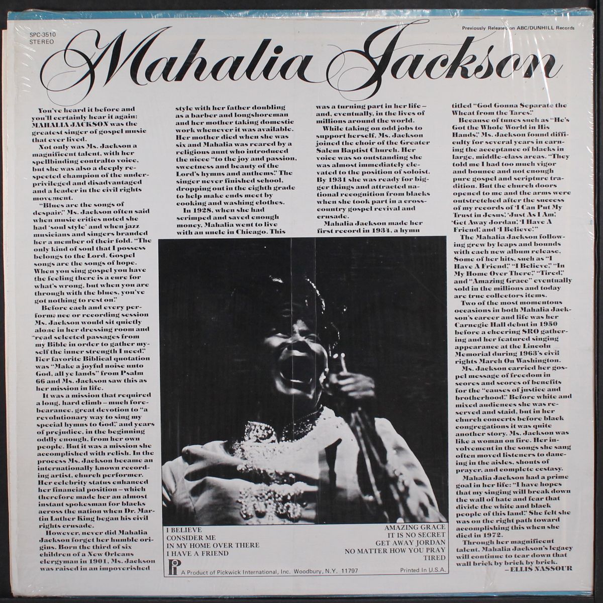 i believe by MAHALIA JACKSON