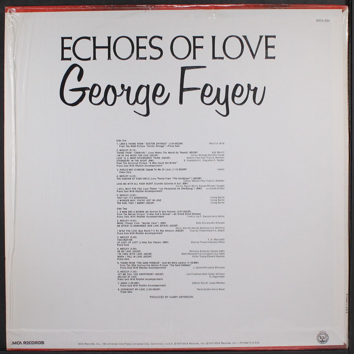 echoes of love by GEORGE FEYER