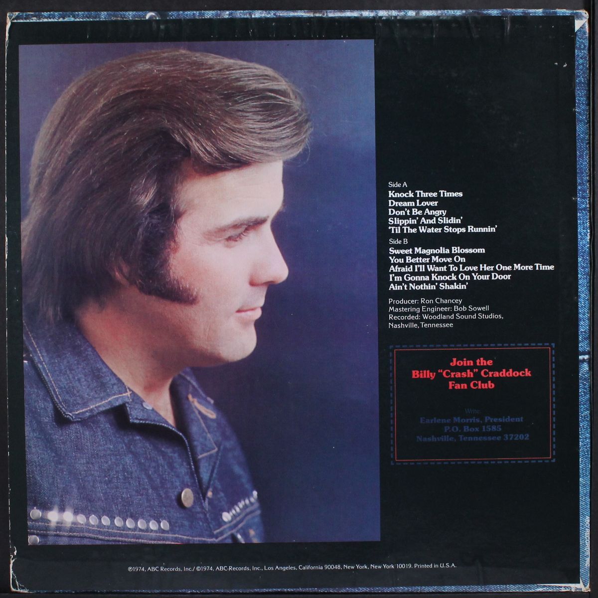 greatest hits, vol. 1 by BILLY 'CRASH' CRADDOCK