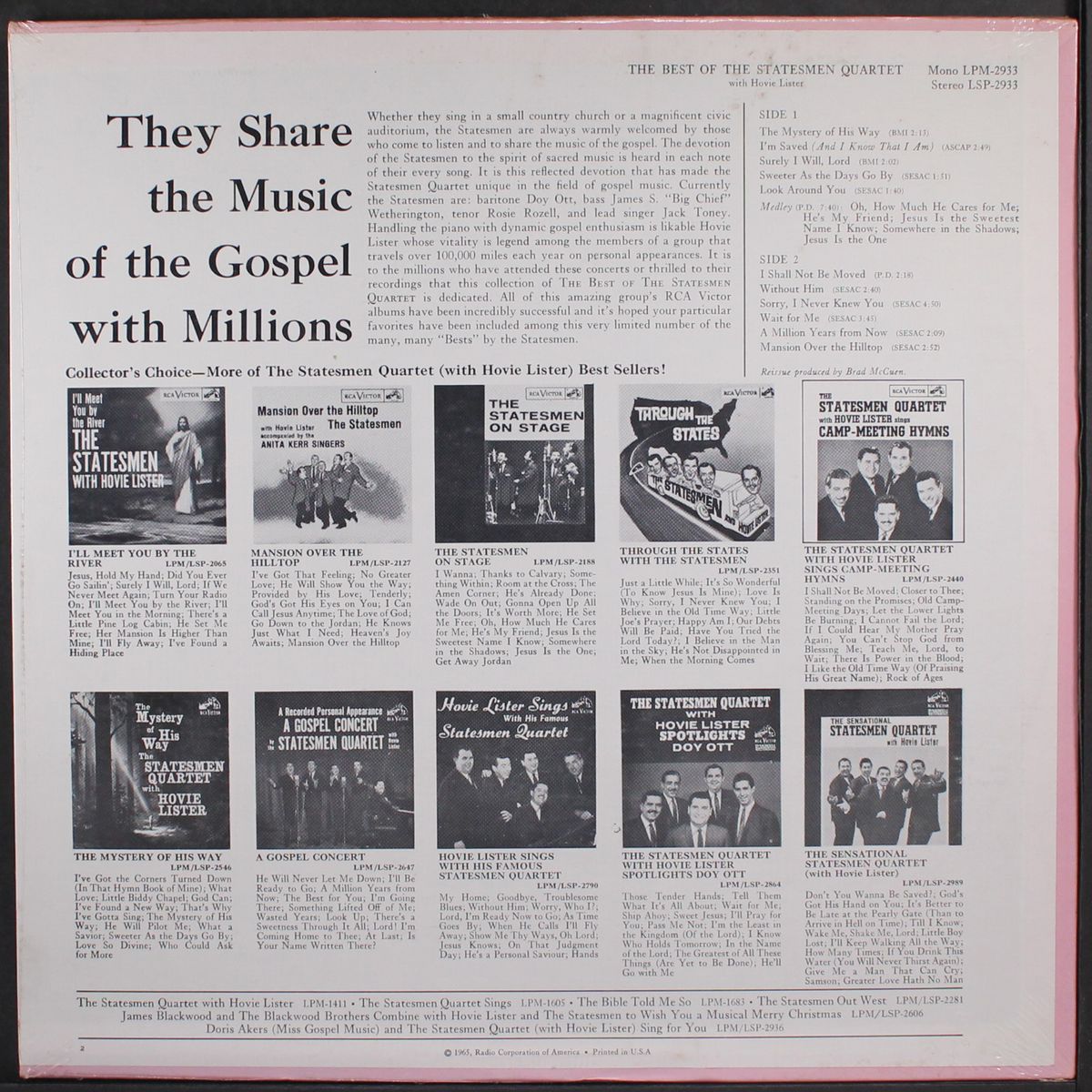 the best of the statesmen quartet by STATESMEN QUARTET