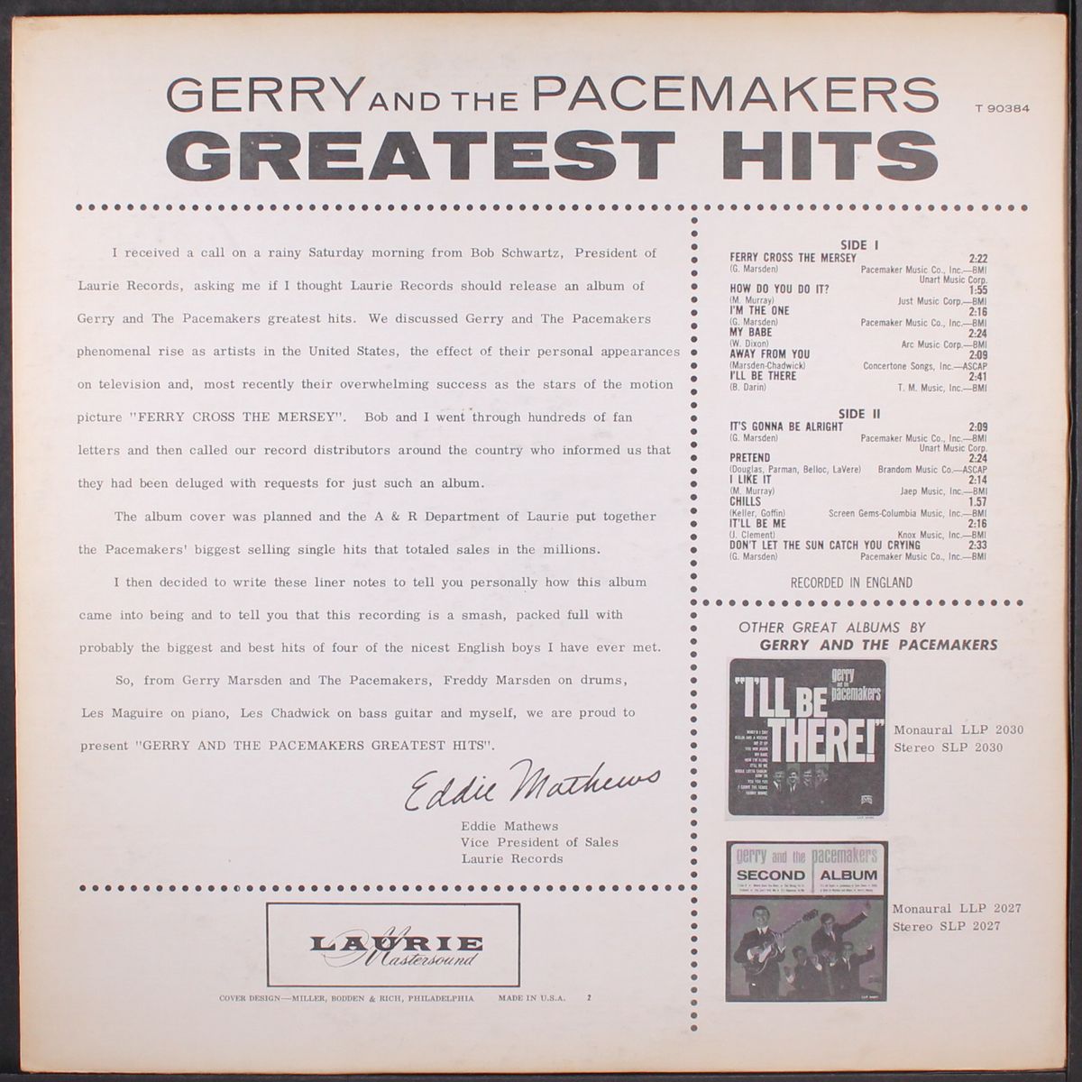 greatest hits by GERRY & PACEMAKERS