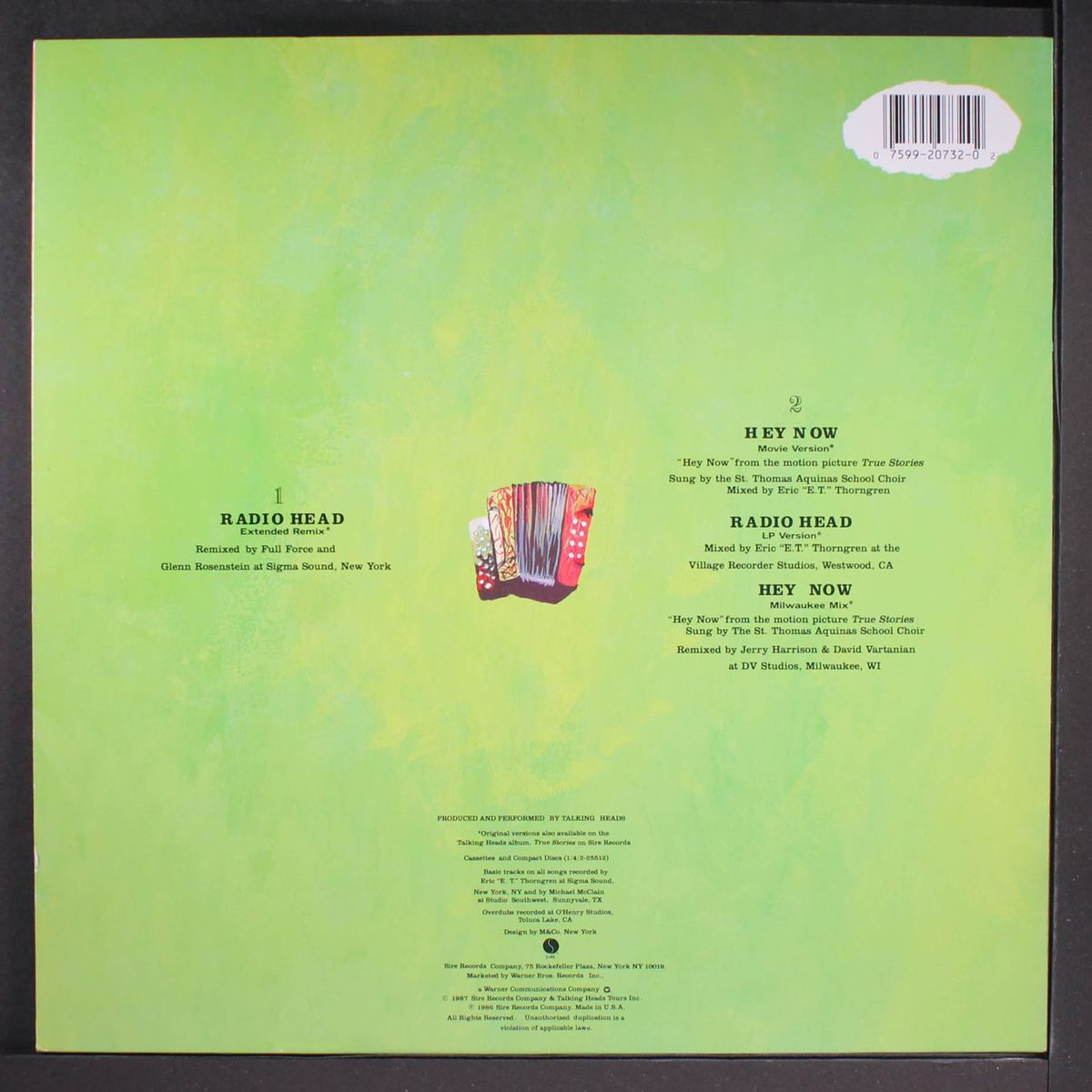 radio head (extended remix) / hey now by TALKING HEADS