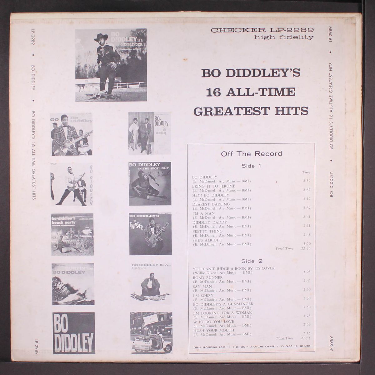 16 all-time greatest hits by BO DIDDLEY