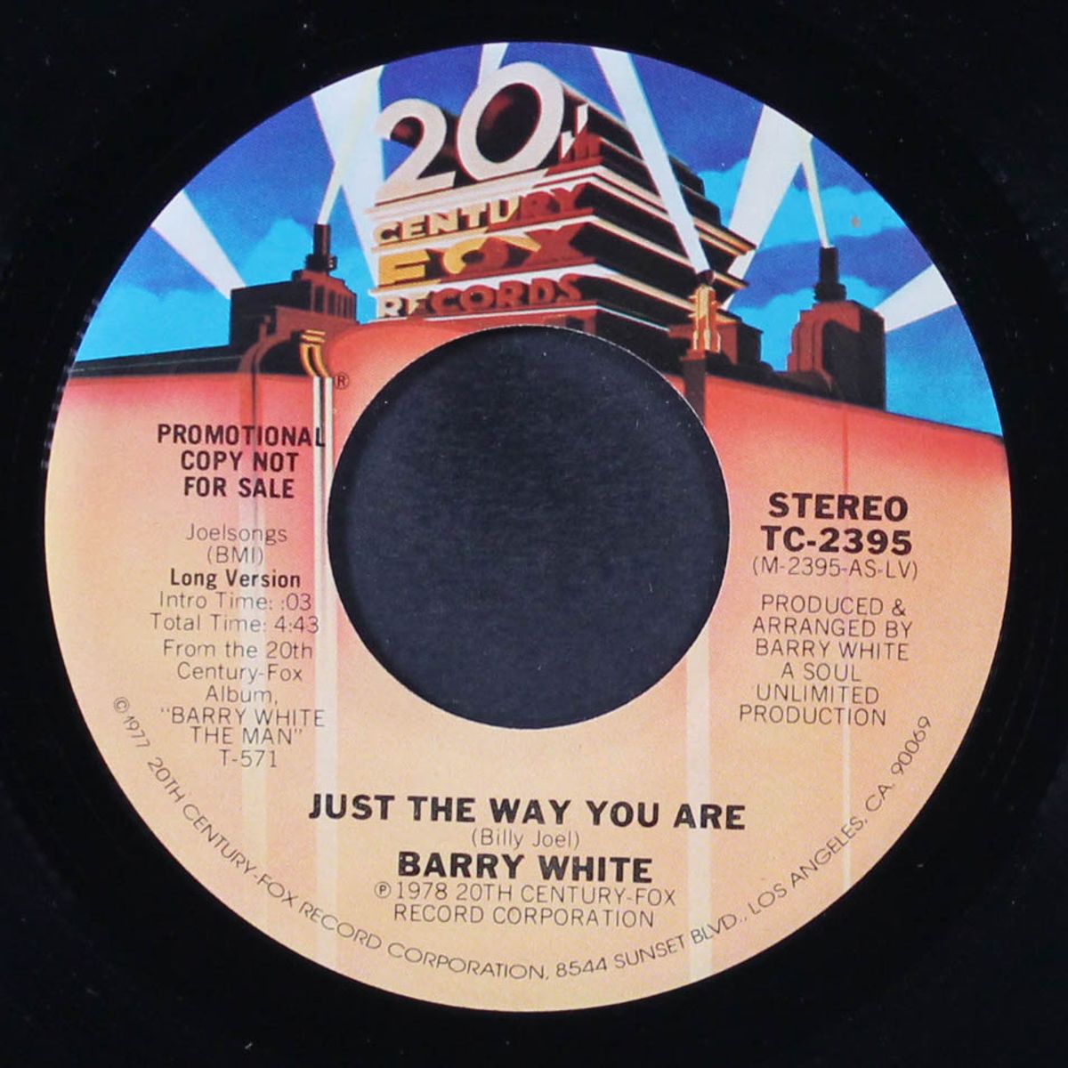 just the way you are / same by BARRY WHITE