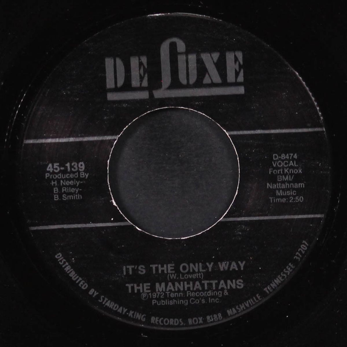 one life to live / it's the only way by MANHATTANS