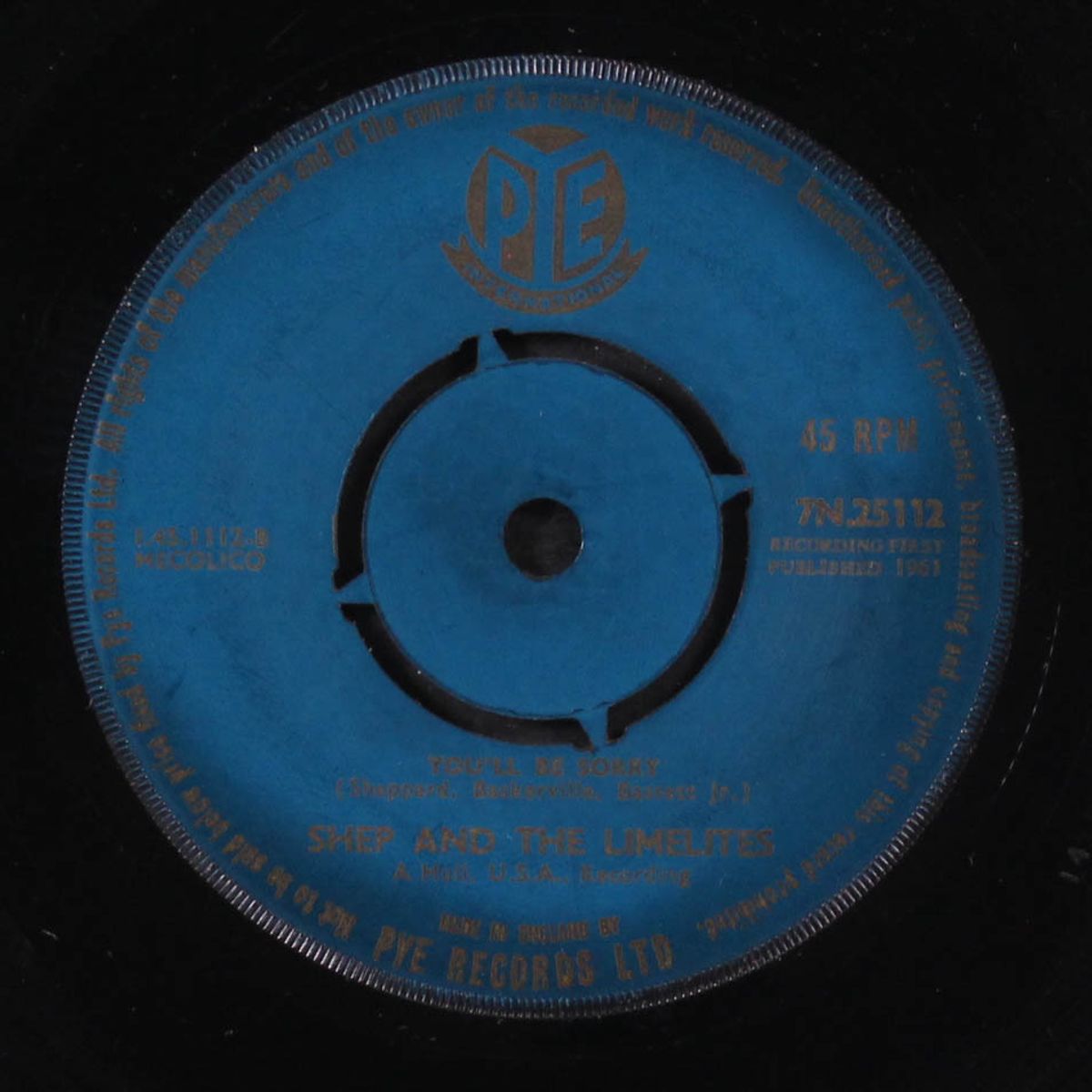 ready for your love / you'll be sorry by SHEP & LIMELITES