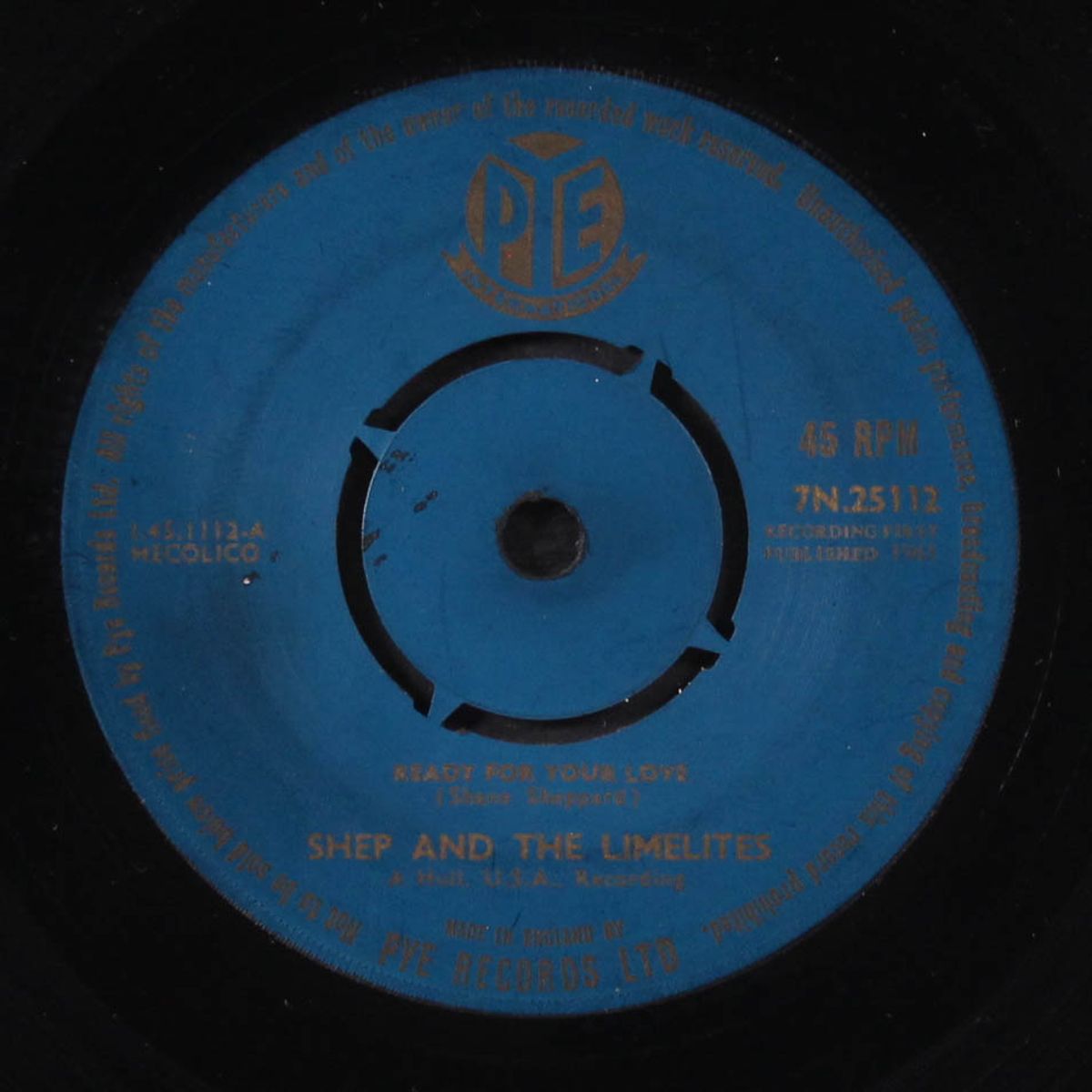 ready for your love / you'll be sorry by SHEP & LIMELITES