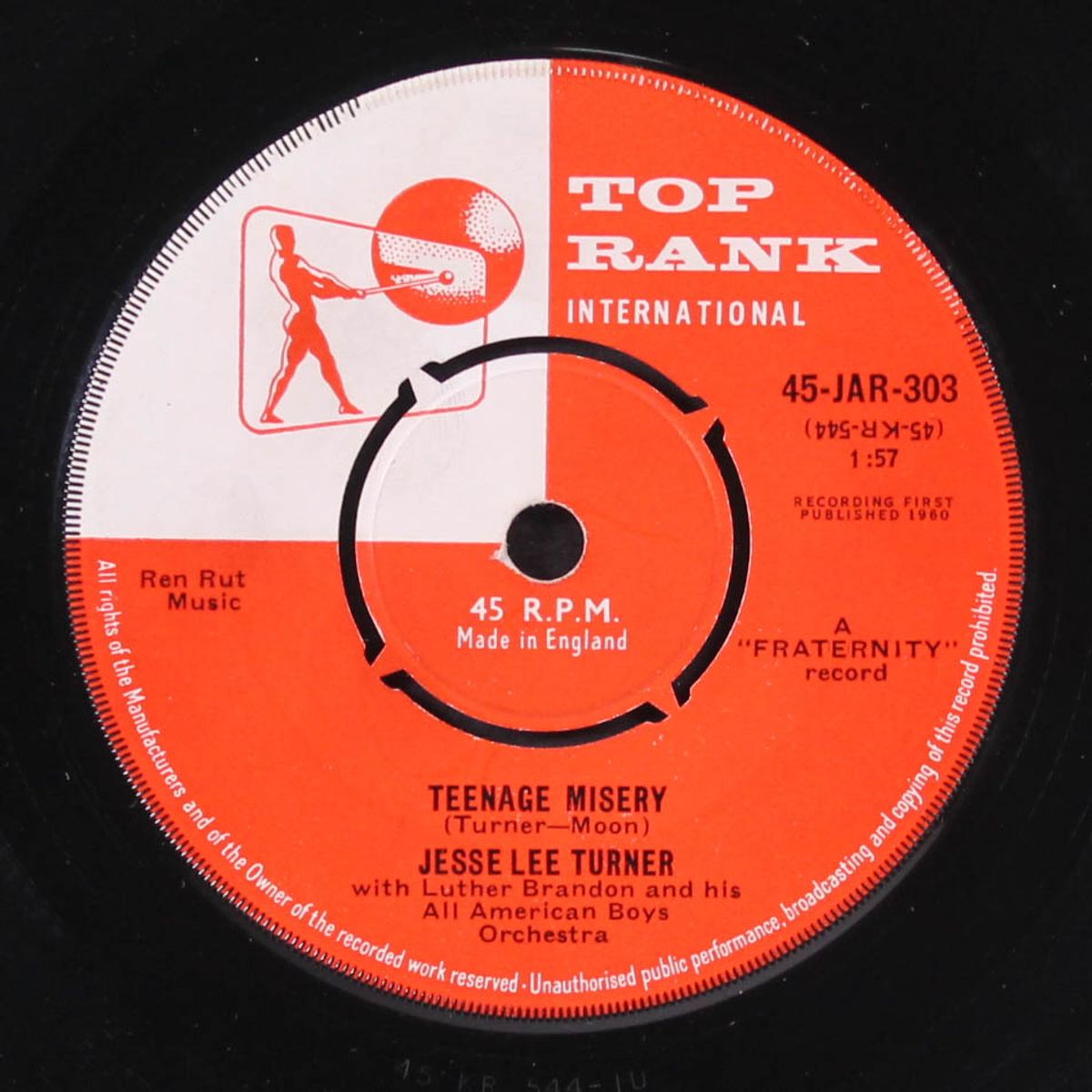that's my girl / teenage misery by JESSE LEE TURNER