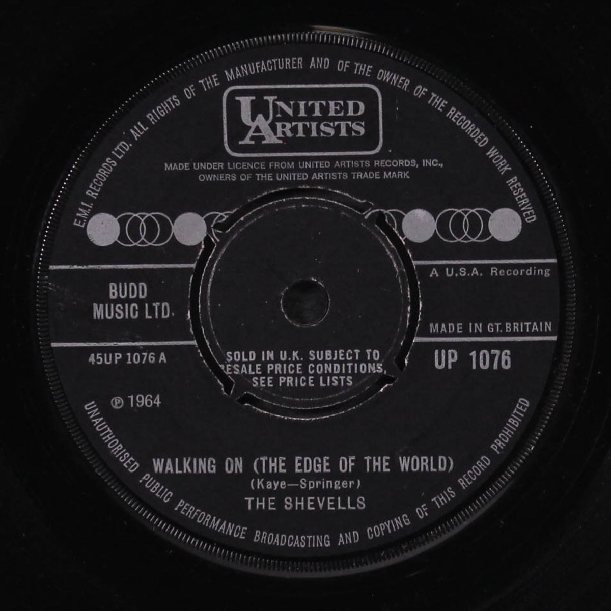 walking on (the edge of the world) / not so close by SHEVELLS