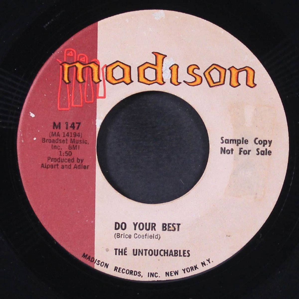 raisin' sugar cane / do your best by UNTOUCHABLES