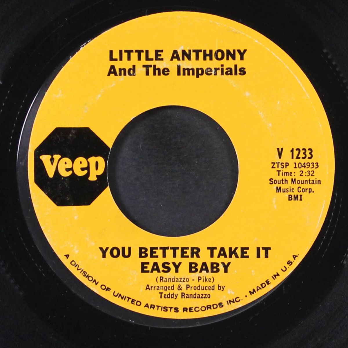 gonna fix you good / you better take it easy baby by LITTLE ANTHONY & IMPERIALS