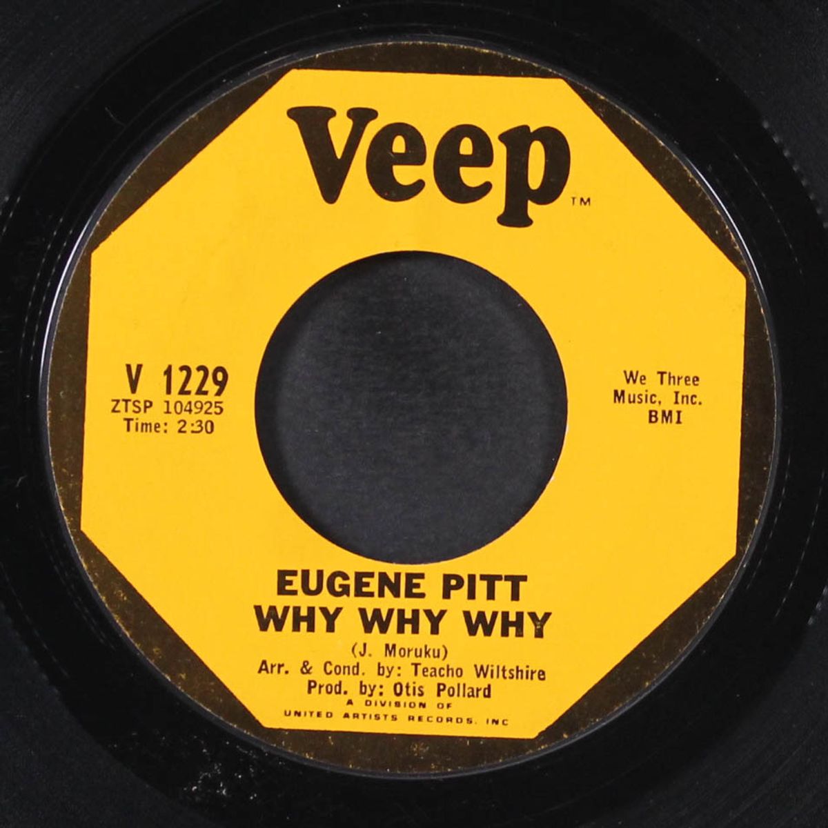 why why why / another rainy day by EUGENE PITT