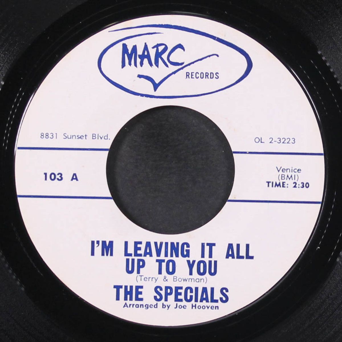 i'm leaving it all up to you / kissin' like lovers by SPECIALS