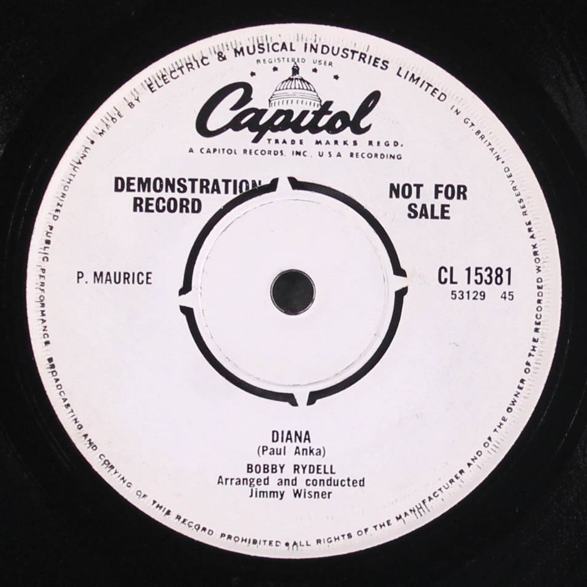 stranger in the world / diana by BOBBY RYDELL