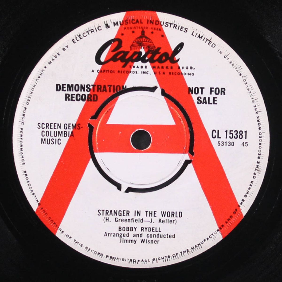 stranger in the world / diana by BOBBY RYDELL