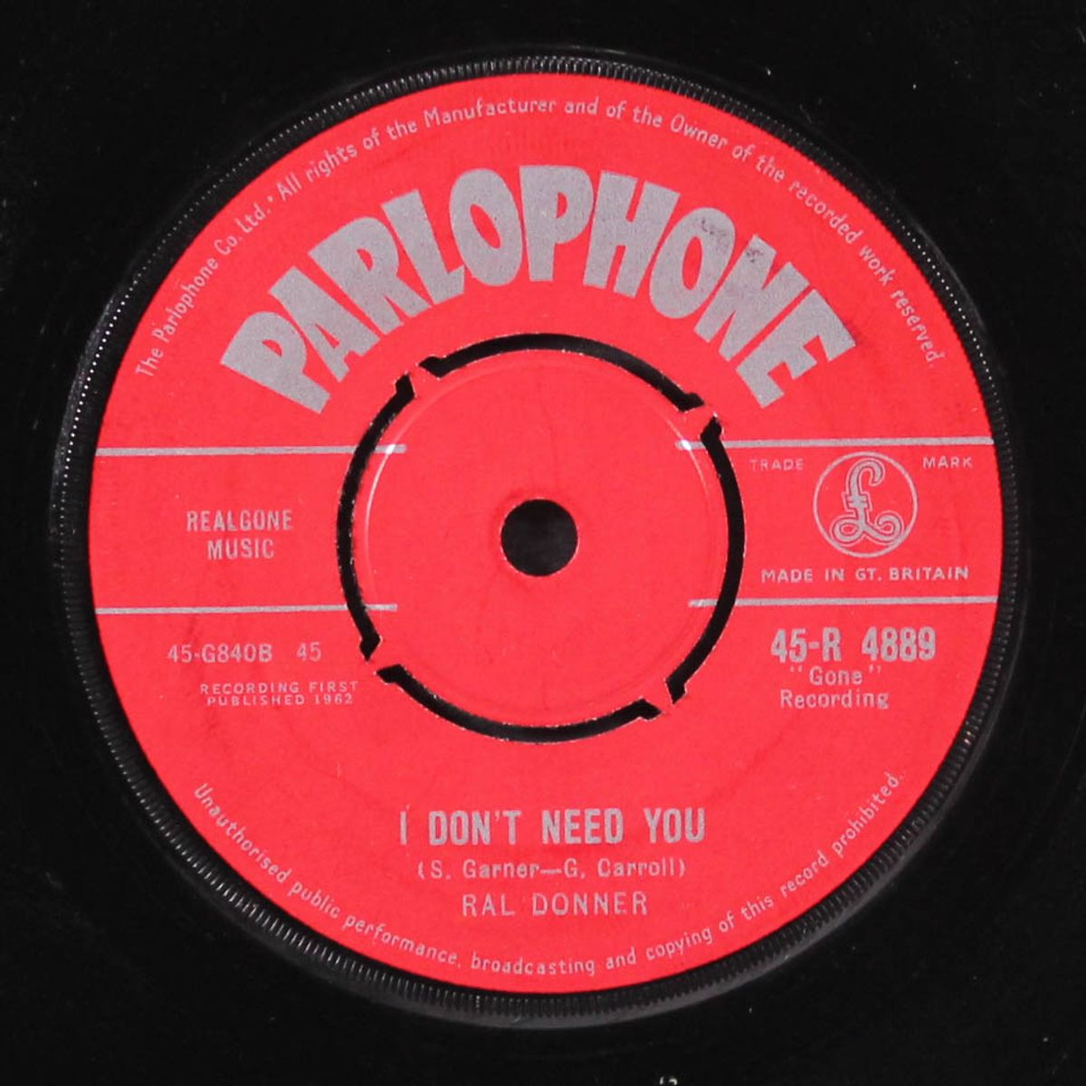 she's everything / i don't need you by RAL DONNER