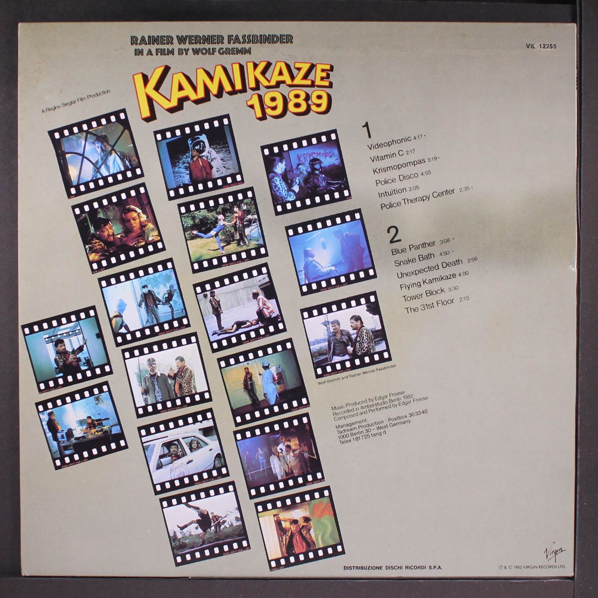 kamikaze 1989 soundtrack by EDGAR FROESE