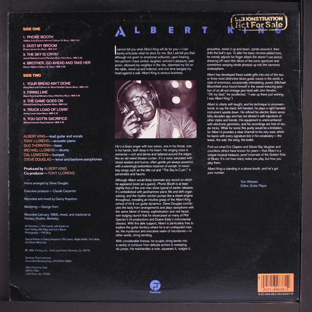 i'm in a phone booth baby by ALBERT KING