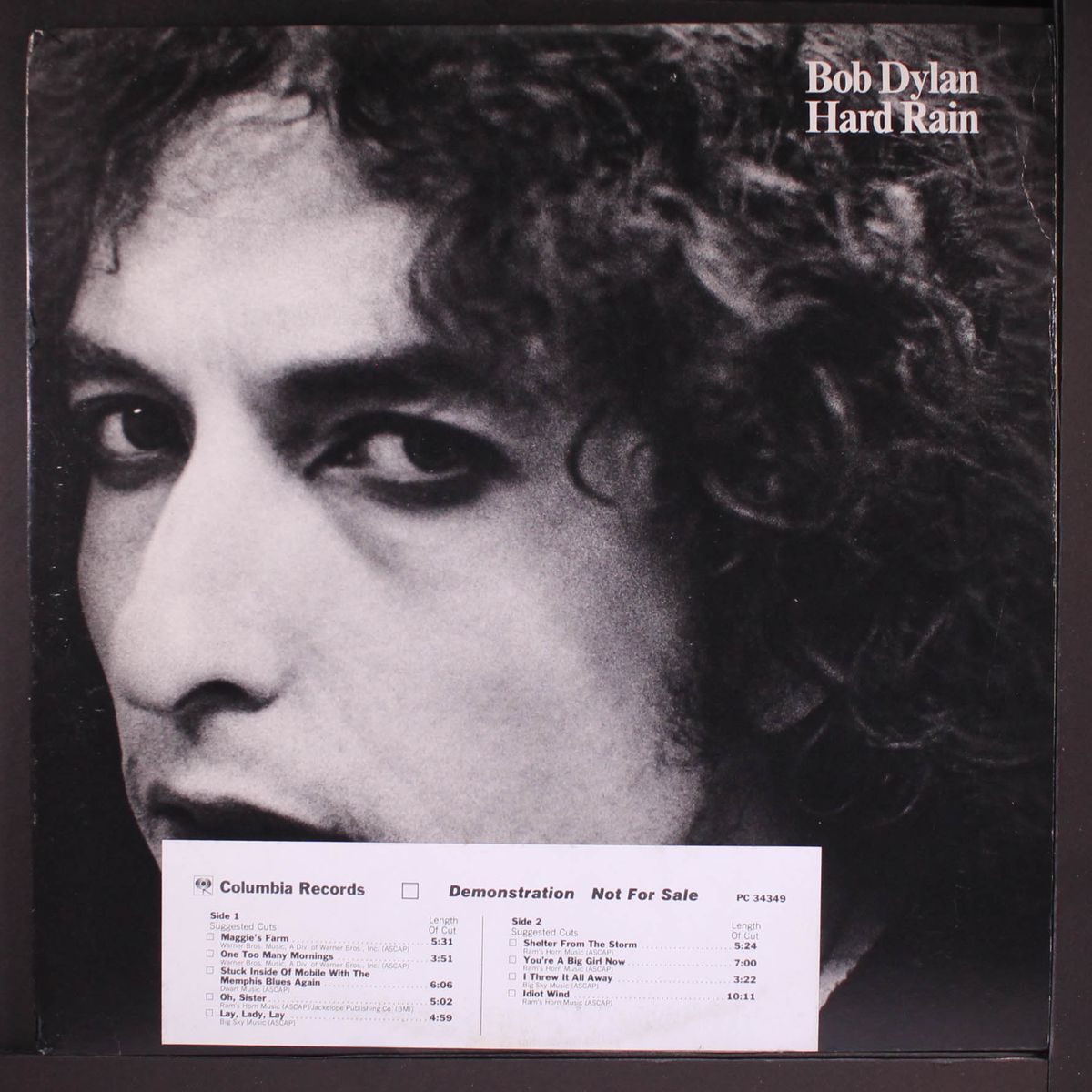 hard rain by BOB DYLAN