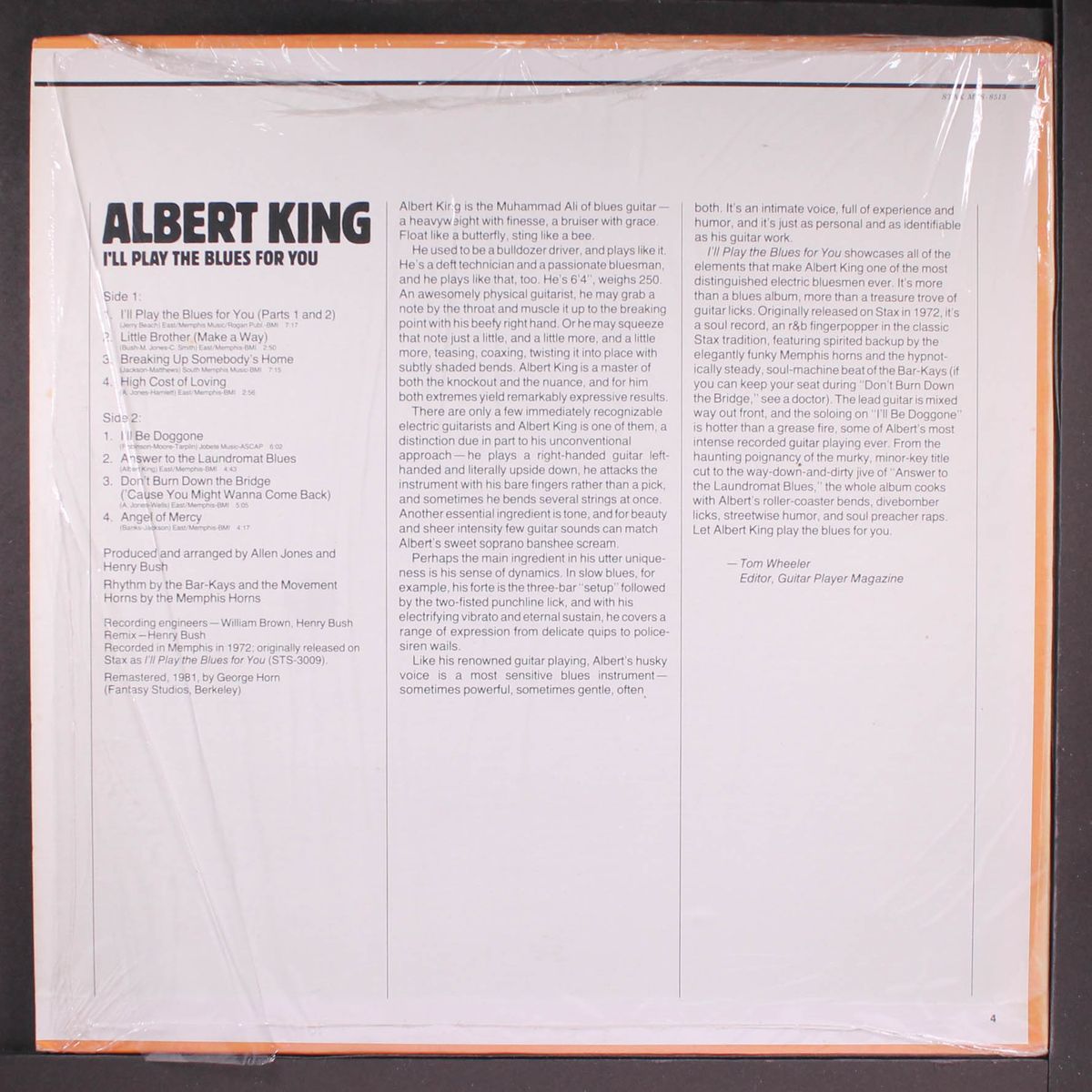 i'll play the blues for you by ALBERT KING